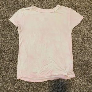 Super Soft Pink Tie Dye Crop